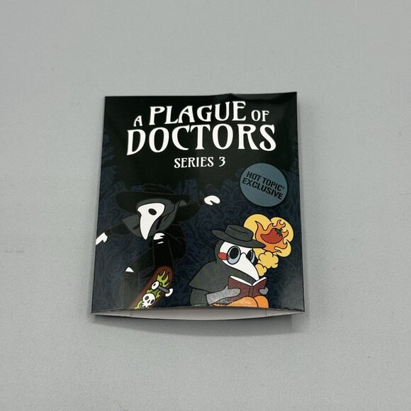 A Plague Of Doctors Series 3 Blind Bag Enamel Pin New Open Box-READER - Picture 4 of 5
